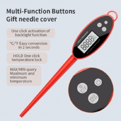 Direct probe digital thermometer
